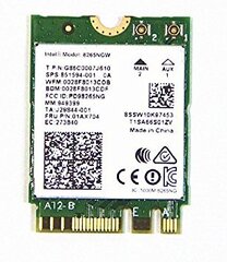 Intel 8265.NGWMG network card Internal WLAN 867 Mbit/s цена и информация | Адаптеры, USB-разветвители | pigu.lt