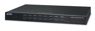 PLANET 16-Port Combo : KVM switch Rack mounting Black kaina ir informacija | Komutatoriai (Switch) | pigu.lt