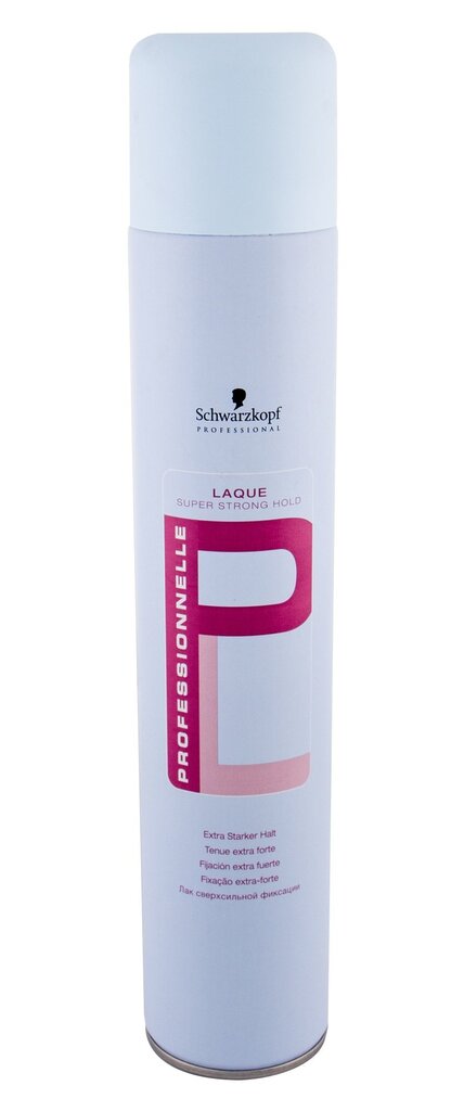 Itin stiprios fiksacijos plaukų lakas Schwarzkopf Professional Professionnelle Laque Super Strong Hold, 500 ml kaina ir informacija | Plaukų formavimo priemonės | pigu.lt