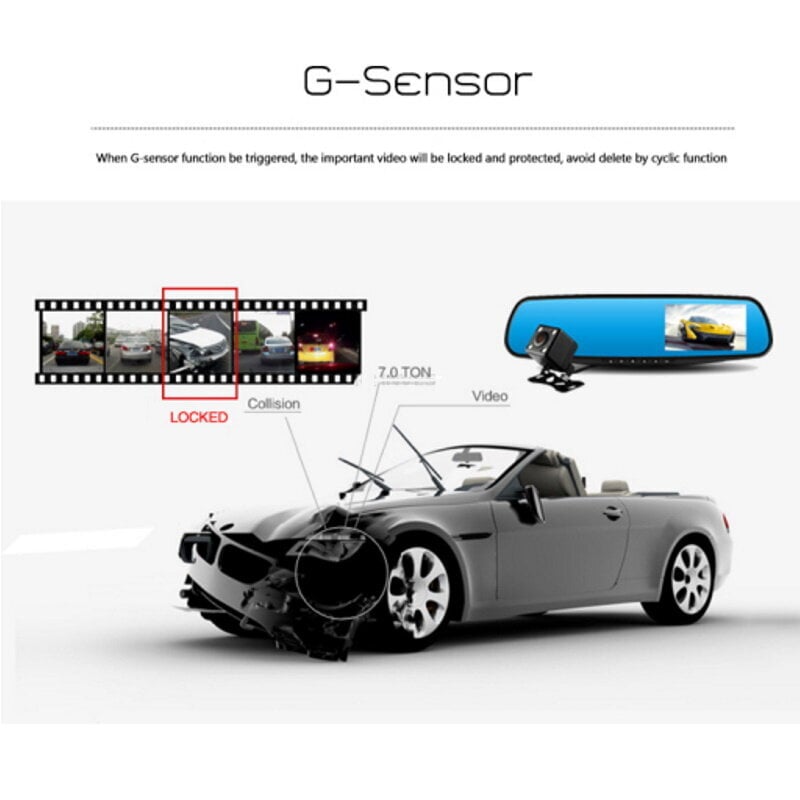 iWear GT5 , juoda kaina ir informacija | Vaizdo registratoriai | pigu.lt