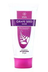 Drėkinanti veido kaukė su vynuogių sėklomis Grape Seed Jiva Ayurveda, 50g kaina ir informacija | Veido kaukės, paakių kaukės | pigu.lt