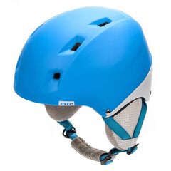 Лыжный шлем Meteor Kiona, синий/белый цена и информация | Горнолыжные шлемы | pigu.lt