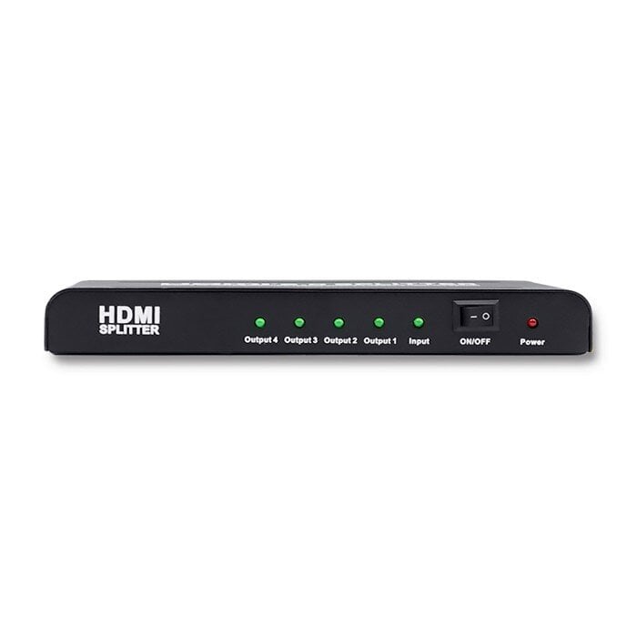 Qoltec HDMI skirstytuvas 1x4 v.2.0 kaina ir informacija | Korpusų priedai | pigu.lt