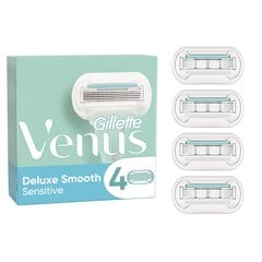 Skustuvo galvutės Gillette Venus Deluxe Smooth Sensitive, 4 vnt. kaina ir informacija | Gillette Kvepalai, kosmetika | pigu.lt