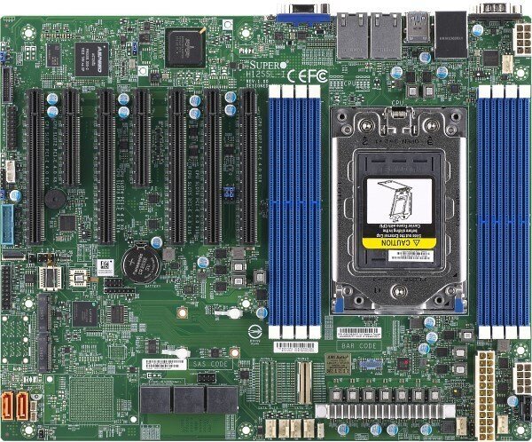 Supermicro MBD-H12SSL-I-O (H12 AMD EPYC UP platform with socket SP3Zen2coreCPU, SoC) kaina ir informacija | Pagrindinės plokštės | pigu.lt