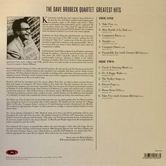 The Dave Brubeck Quartet - Greatest Hits, Coloured Vinyl, LP, виниловая пластинка, 12" vinyl record цена и информация | Виниловые пластинки, CD, DVD | pigu.lt