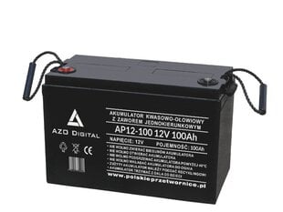 Maintenance-free VRLA AGM battery AZO Digital AP12-100 12V 100Ah цена и информация | Akumuliatoriai | pigu.lt