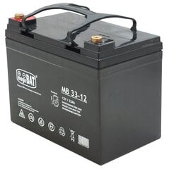 MPL megaBAT MB 26-12 UPS battery Sealed Lead Acid VRLA AGM 12 V 26 Ah Black цена и информация | Аккумуляторы | pigu.lt