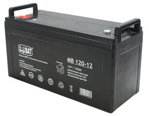MPL megaBAT MB 120-12 UPS battery Sealed Lead Acid VRLA AGM 12 V 120 Ah Black цена и информация | Akumuliatoriai | pigu.lt