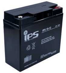 MPL IPS IPS 12-12L UPS battery Lead-acid accumulator VRLA AGM Maintenance-free 12 V 12 Ah Black цена и информация | Аккумуляторы | pigu.lt