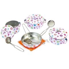 Набор металлической посуды Bino Cooking Set Art.BN83390 цена и информация | Игрушки для девочек | pigu.lt