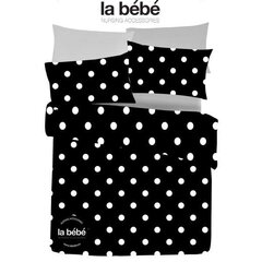 Комплект детского постельного белья из 2х частей La Bebe™ Set 100x135/40x60 Art.101680 Grey Natural Cotton Baby Cot Bed Set, 100x135/40x60 см цена и информация | Детское постельное бельё | pigu.lt