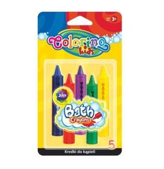 Развивающая игрушка ColorinoKids Art.67300PTR Bath Crayons Мелки для ванной цена и информация | Набор акскссуаров для ванной | pigu.lt