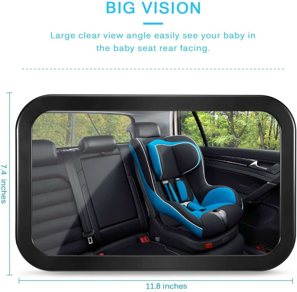 Vaiko stebėjimo veidrodėlis automobilyje Zoogi Seat Mirror 40072 kaina ir informacija | Auto reikmenys | pigu.lt