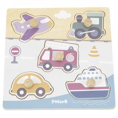 Medinė dėlionė Viga PolarB, transporto priemonės kaina ir informacija | Dėlionės (puzzle) | pigu.lt