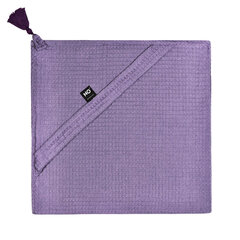 La Bebe™ NO Baby Towel  Art.141194 Lilac  Вафельное полотенце  детское с капюшоном  75x75см цена и информация | Товары для купания | pigu.lt