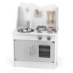 Medinė virtuvė su priedais Viga PolarB, pilkos spalvos kaina ir informacija | Žaislai mergaitėms | pigu.lt