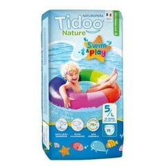 Tidoo Nature Swim &amp; Play  Art.142618  Эко подгузники для бассейна L размер,12-18 кг,11 шт. цена и информация | Подгузники | pigu.lt