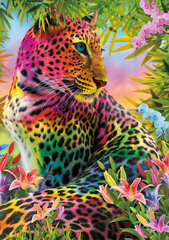 Deimantinis paveikslas Spalvingas Jaguaras M085 30 x 40 cm kaina ir informacija | Deimantinės mozaikos | pigu.lt