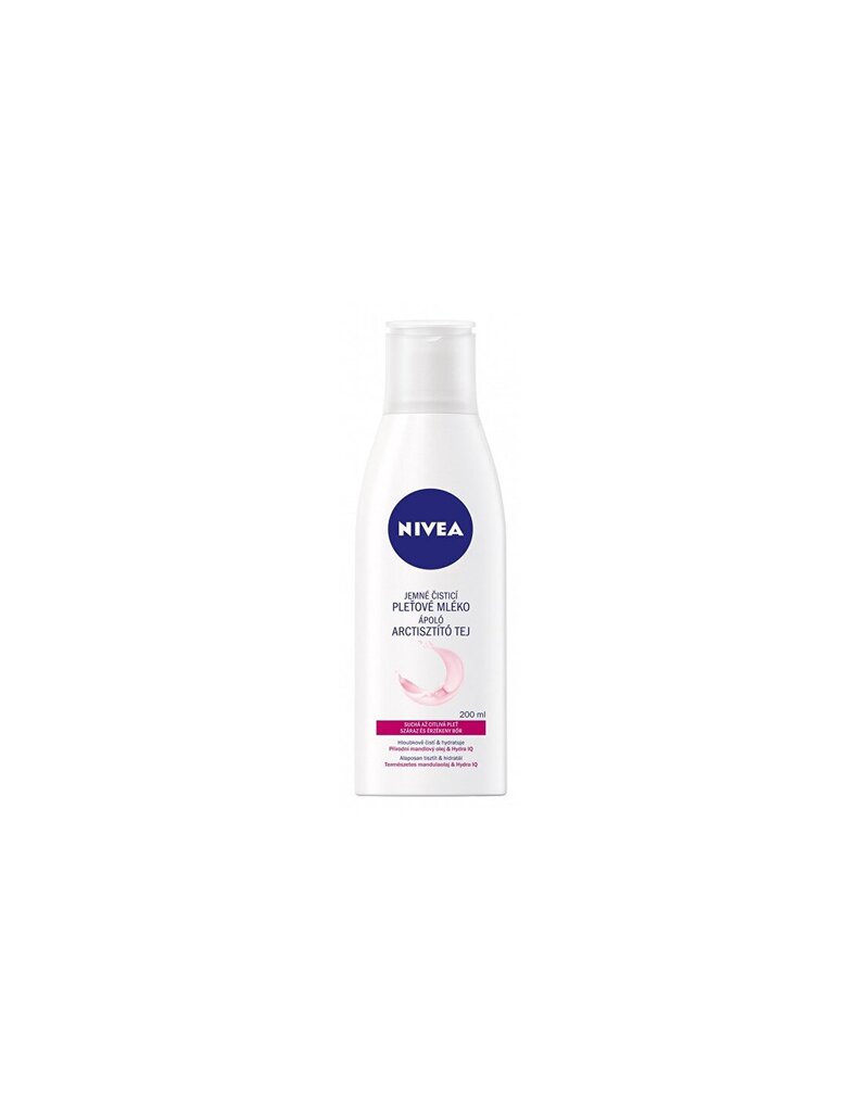 Valomasis pienelis sausai odai Nivea Gentle Cleansing Milk, 200 ml kaina ir informacija | Veido prausikliai, valikliai | pigu.lt