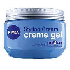 Plaukų formavimo kremas Nivea Styling Hair Cream Creme Gel, 150 ml kaina ir informacija | Plaukų formavimo priemonės | pigu.lt