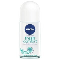 Rutulinis dezodorantas Nivea Deo Fresh Comfort Roll-on Deodorant, 50ml kaina ir informacija | Dezodorantai | pigu.lt