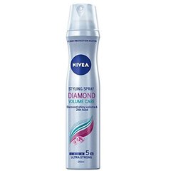 Plaukų lakas Nivea Diamond Volume Care Styling Spray, 150ml kaina ir informacija | Plaukų formavimo priemonės | pigu.lt