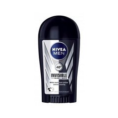 Pieštukinis dezodorantas Nivea Invisible For Black & White Power Antiperspirant, 40ml kaina ir informacija | Dezodorantai | pigu.lt