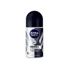 Nivea Invisible For Black & White Power Roll-On 50ml цена и информация | Дезодоранты | pigu.lt