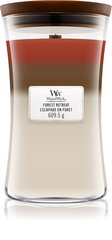 WoodWick kvapioji žvakė Forest Retreat Trilogy 609.5g цена и информация | Подсвечники, свечи | pigu.lt