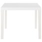 vidaXL Sodo stalas, baltos spalvos, 150x90x72cm, PP kaina ir informacija | Lauko stalai, staliukai | pigu.lt