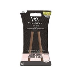 WoodWick Auto Reeds Refill Coastal Sunset - Replacement car incense sticks цена и информация | Освежители воздуха для салона | pigu.lt