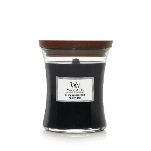 WoodWick Black Peppercorn Vase, 275.0g kaina ir informacija | Žvakės, Žvakidės | pigu.lt