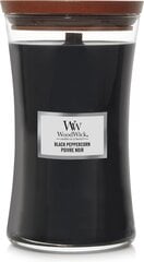 WoodWick Black Peppercorn Vase (scented peppercorn) - Scented candle 609.0g цена и информация | Подсвечники, свечи | pigu.lt