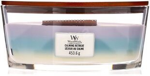 WoodWick Calming Retreat Trilogy Ship (quiet refuge) - Scented candle 453.6g цена и информация | Подсвечники, свечи | pigu.lt