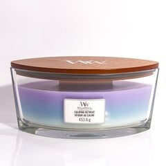 WoodWick kvapioji žvakė Trilogy Calming Retreat 453,6 g kaina ir informacija | Žvakės, Žvakidės | pigu.lt