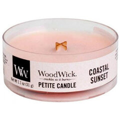 WoodWick ароматическая свеча Coastal Sunset Petite, 31 г цена и информация | Подсвечники, свечи | pigu.lt