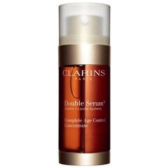 Veido serumas Clarins Double Serum Complete Age Control Concentrate, 75ml kaina ir informacija | Veido aliejai, serumai | pigu.lt