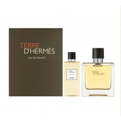 Восточно-древесный аромат для мужчины Hermes Terre D' Hermes - EDT 100 мл + shower gel 80 мл цена и информация | Мужские духи | pigu.lt