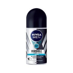 48-часовой свежий антиперспирант Nivea Men Invisible For Black & White, 50 мл цена и информация | Дезодоранты | pigu.lt