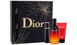 Rinkinys Christian Dior Fahrenheit EDT vyrams: tualetinis vanduo 100 ml + dušo želė 50 ml + mini 10 ml kaina ir informacija | Kvepalai vyrams | pigu.lt