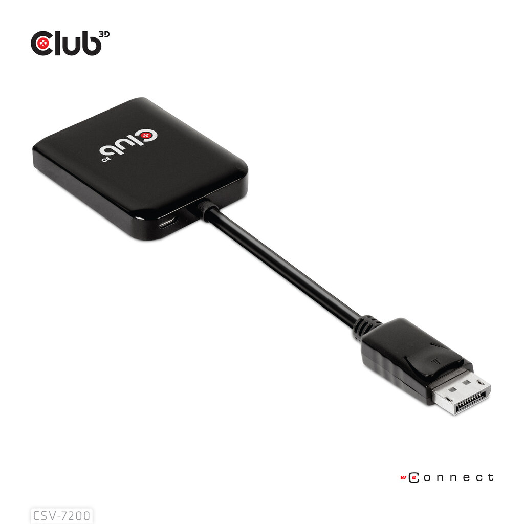 Hub Club 3D CSV-7200 kaina ir informacija | Adapteriai, USB šakotuvai | pigu.lt