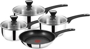 Набор сковородок Tefal ‎B125SA44, нержавеющая сталь цена и информация | Cковородки | pigu.lt