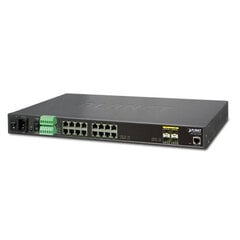 Planet IGS-5225-16T4S network switch Managed L2+ Gigabit Ethernet (10/100/1000) Black 1U kaina ir informacija | Komutatoriai (Switch) | pigu.lt