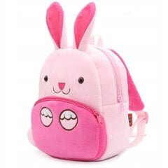 Детский рюкзак плюшевый розовый кролик цена и информация | Рюкзаки и сумки | pigu.lt