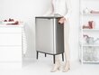 Brabantia šiukšliadėžė Bo Touch Bin Hi, 60 l, Matt Steel FPP kaina ir informacija | Šiukšliadėžės | pigu.lt