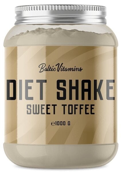 Dietinis kokteilis Baltic Vitamins Diet Shake, vanilės skonio, 1 kg kaina |  pigu.lt