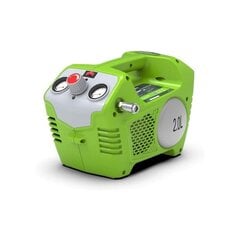 Greenworks oro kompresorius g40ac, 40V, be akumuliatoriaus kaina ir informacija | Kompresoriai | pigu.lt