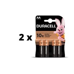 Батарейки DurAcell AA, LR6, 4 шт. x 2 уп. упаковка цена и информация | Батарейки | pigu.lt