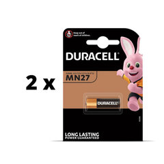 Батарейки DurAcell MN27, 1шт х 2 уп. упаковка цена и информация | Батарейки | pigu.lt
